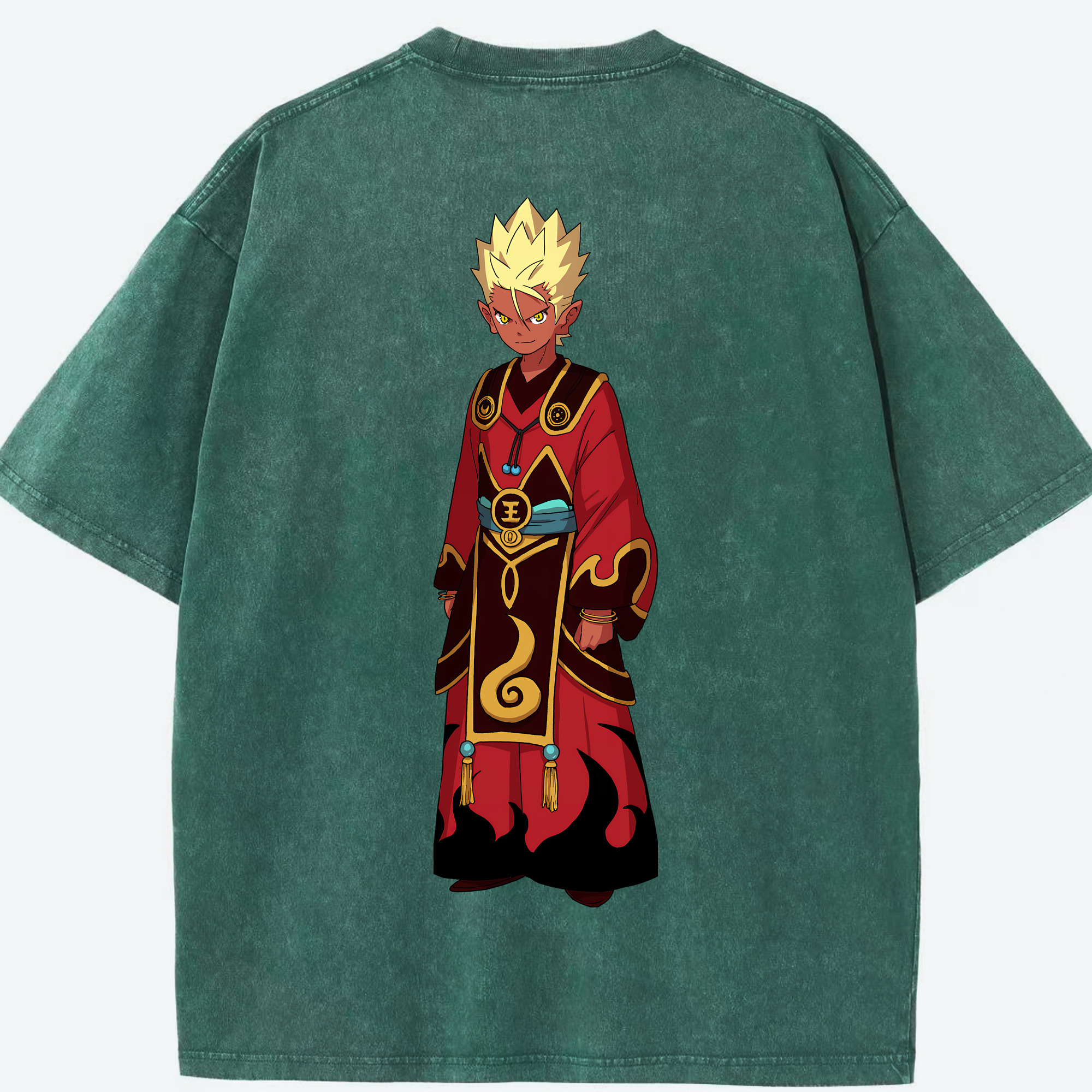 （画像用） 妖怪ウォッチ Yo-kai Watch 綿100% ヴィンテージ風 半袖Tシャツ（背面プリント）